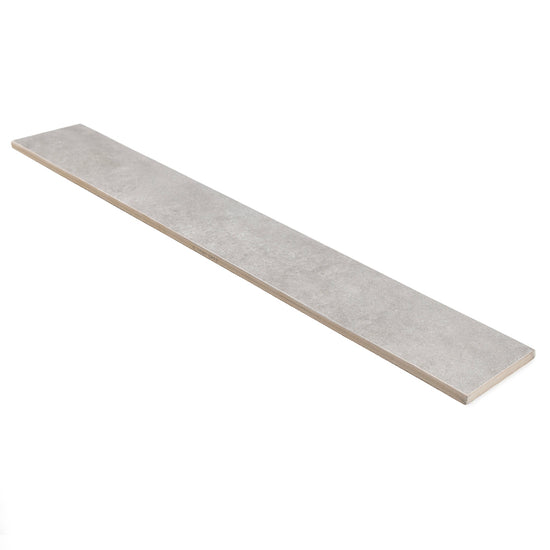 Foundry 3.5" x 24" Gris Porcelain Matte Bullnose
