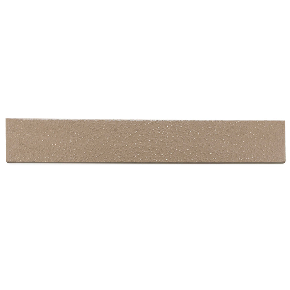Foundry 3.5" x 24" Gris Porcelain Matte Bullnose