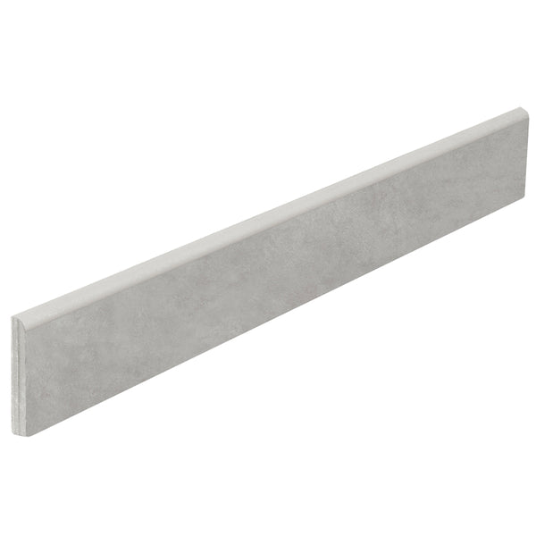 Foundry 3.5" x 24" Gris Porcelain Matte Bullnose