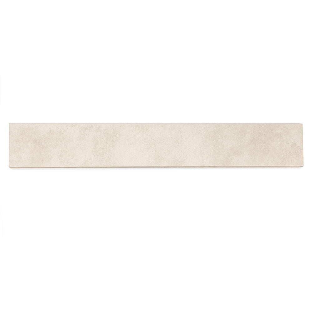Foundry 3.5" x 24" Taupe Porcelain Matte Bullnose