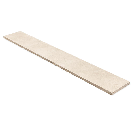 Foundry 3.5" x 24" Taupe Porcelain Matte Bullnose