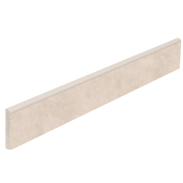 Foundry 3.5" x 24" Taupe Porcelain Matte Bullnose
