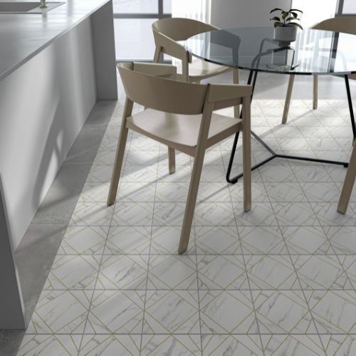 Orion 8" x 8" Carrara Porcelain Matte Tile