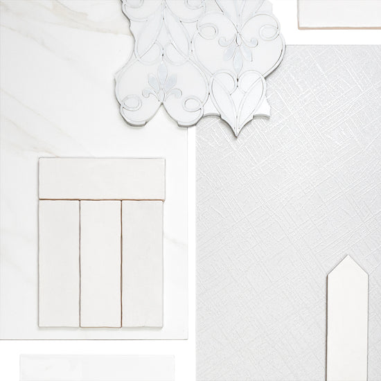 Savannah 12" x 24" White Porcelain Wall Tile