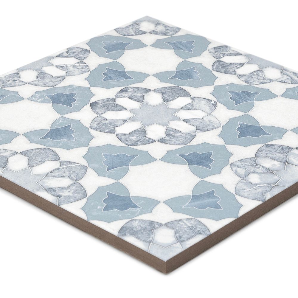 Pageant 9"x9" Azul Porcelain Matte Tile
