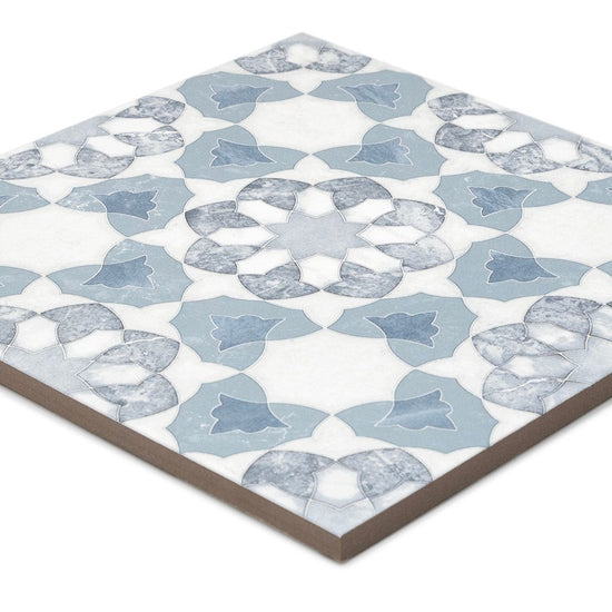 Pageant 9"x9" Azul Porcelain Matte Tile